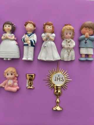 Figuritas Comunión y bautizo de marmolina.