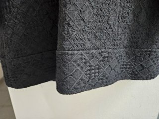 Abrigo paño negro mujer