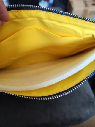 Bolso de mano azul