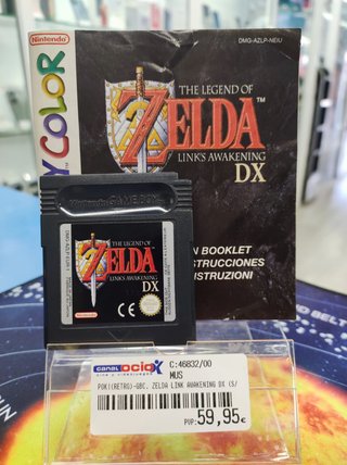 ZELDA LINKS AWEAKENING DX GAME BOY COLOR