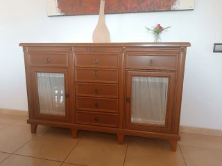 Lote de comedor de madera