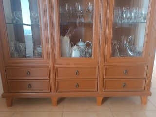 Lote de comedor de madera