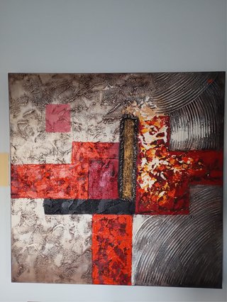 Cuadro abstracto 70x70x4