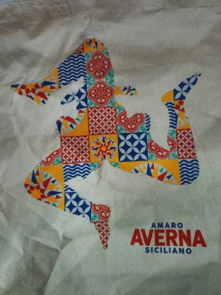 Shopper Amaro Averna Siciliano in cotone