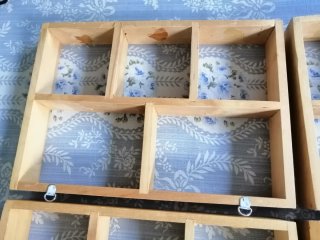 Mini bacheche in legno - Set da 4