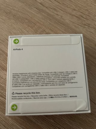 Airpods 4 Apple Nuevos Blancos