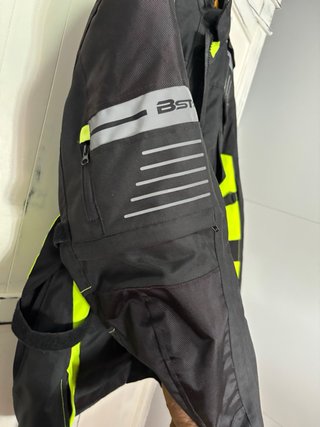 Chaqueta Moto Negra y Flúor Talla 4xl
