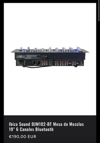Ibiza Sound DJM102-BT Mesa Mezclas 19