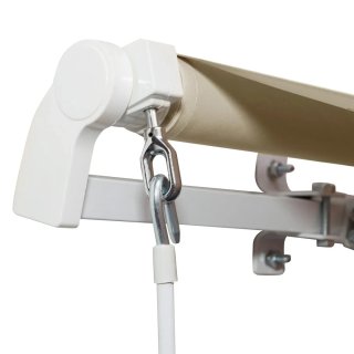 Toldo Balcón 350x250cm Manivela Metal Beige