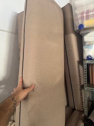 Sofá Palet Beige/Marrón Tela