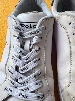 Zapatillas Polo Ralph Lauren Beige y Negro