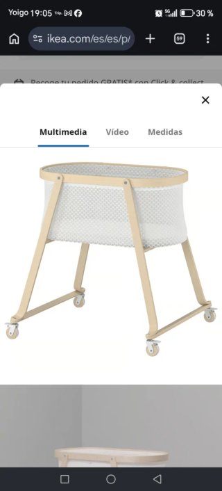 Cuna colecho IKEA