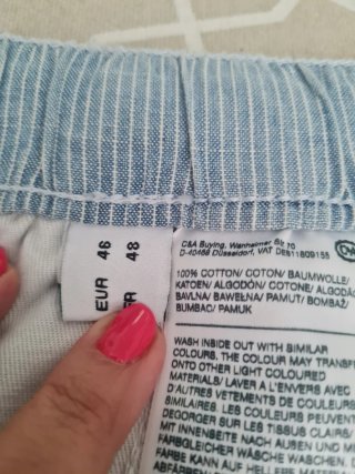 Pantalón corto vaquero azul claro