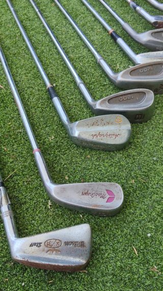 Lote de 11 palos de golf