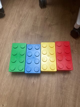 4 Cajas Almacenamiento Estilo Lego