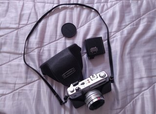 Cámara Analógica Yashica MG-1 Vintage Kit Completo