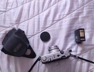 Cámara Analógica Yashica MG-1 Vintage Kit Completo