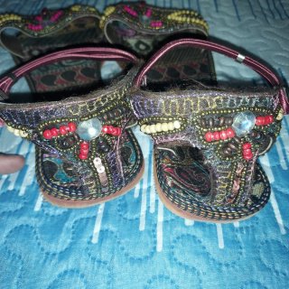 Sandalias mujer 39 bordadas