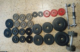 Disco de pesa conjunto