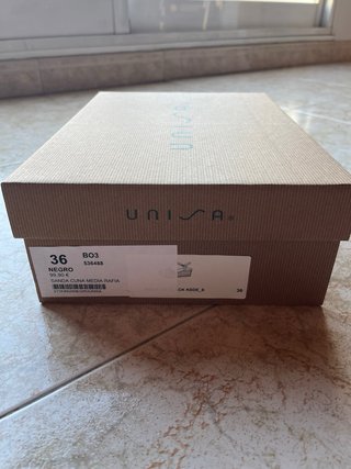 Sandalias Unisa Kings negras T.36 NUEVAS