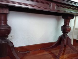 Mesa comedor extensible madera maciza
