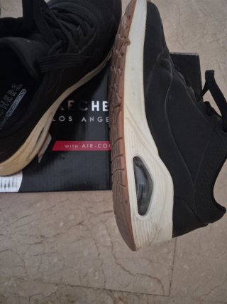 Zapatillas Skechers Street Talla 36 Negras