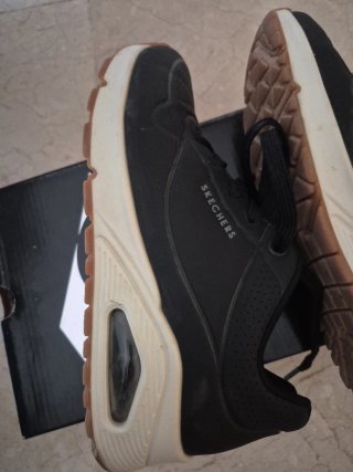 Zapatillas Skechers Street Talla 36 Negras