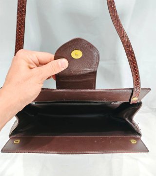 Borsa vintage vera pelle anni '80