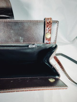 Borsa vintage vera pelle anni '80