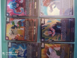 Cartas Dragon Ball Super Fusión World cartas R fb0