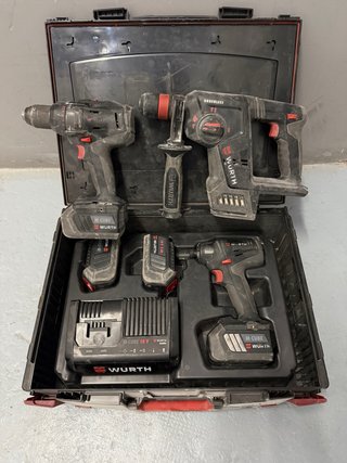 Set Taladro Atornillador y Rotomartillo Würth