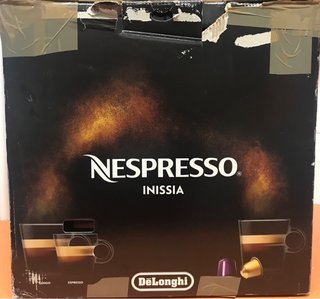 Cafetera Nespresso Inissia Delonghi AMARILLO CREMA