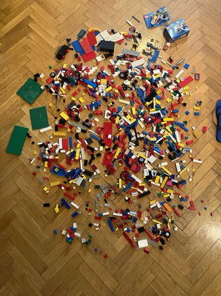 Lego Lote Piezas Sueltas y Set Policía