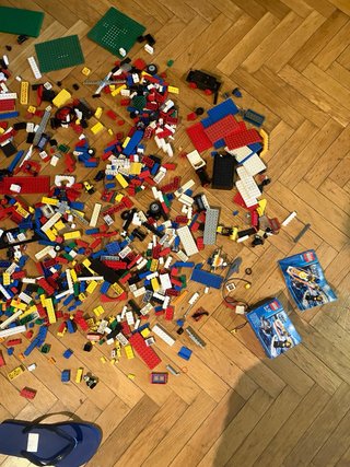 Lego Lote Piezas Sueltas y Set Policía