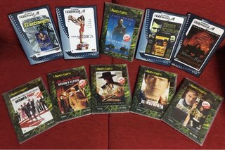 Lote de 82 DVD, VHS películas y otras