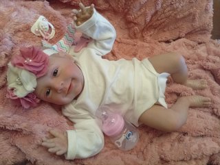 Muñeca Reborn Vinilo y Tela.
