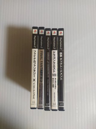 Lote 5 Juegos PS2 Japón (Final Fantasy, Tekken)