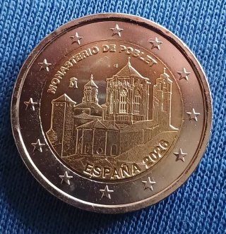 Moneda 2 Euros Monasterio de Poblet España 2026