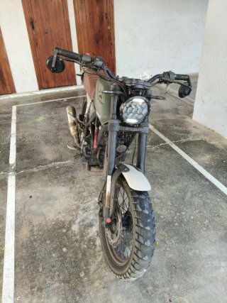 Mitt Scrambler 125 DS Marrón/Verde