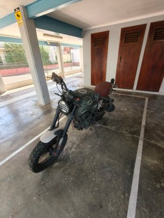 Mitt Scrambler 125 DS Marrón/Verde