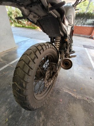 Mitt Scrambler 125 DS Marrón/Verde