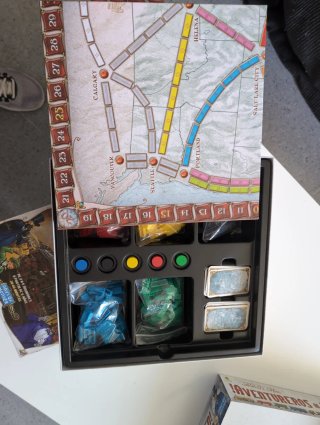 Juego de mesa Aventureros al Tren