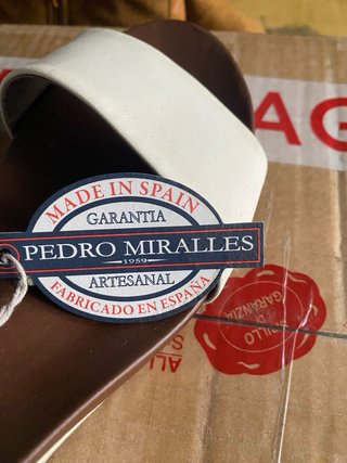 Sandalias Pedro Miralles Blancas Talla 39