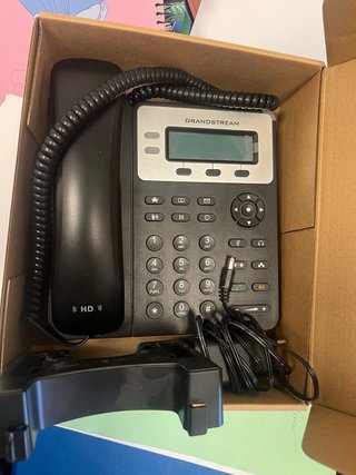 Teléfono VoIP Grandstream Negro/Plata