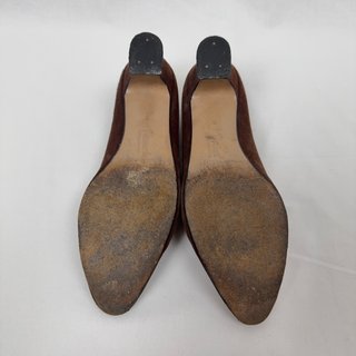 Labotine Vintage Brown Suede Pumps Heels