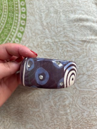 Pulsera Desigual Morado y Blanco