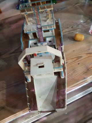 Maqueta Barco Madera Detallada