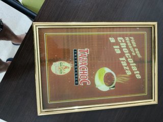 Cartel Tazachoc Chocolate a la Taza