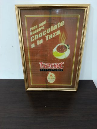 Cartel Tazachoc Chocolate a la Taza