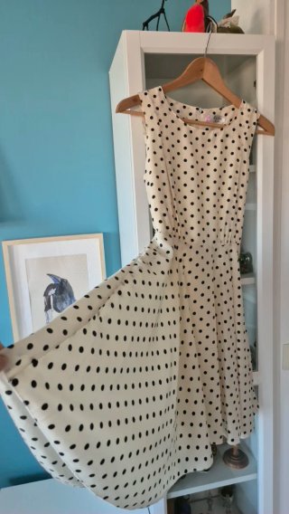 Vestido skater lunares Shikha London